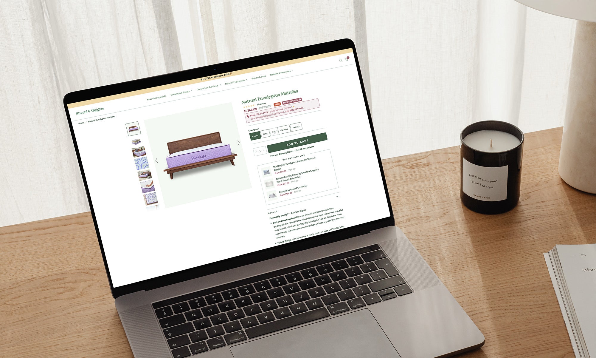 Sheets & Giggles after rebrand