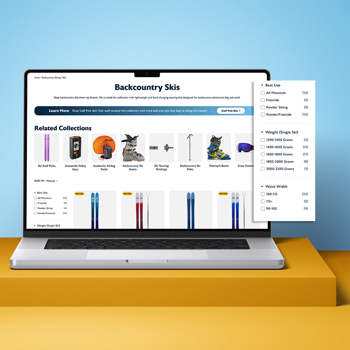 Alpenglow Sports Site Architecture