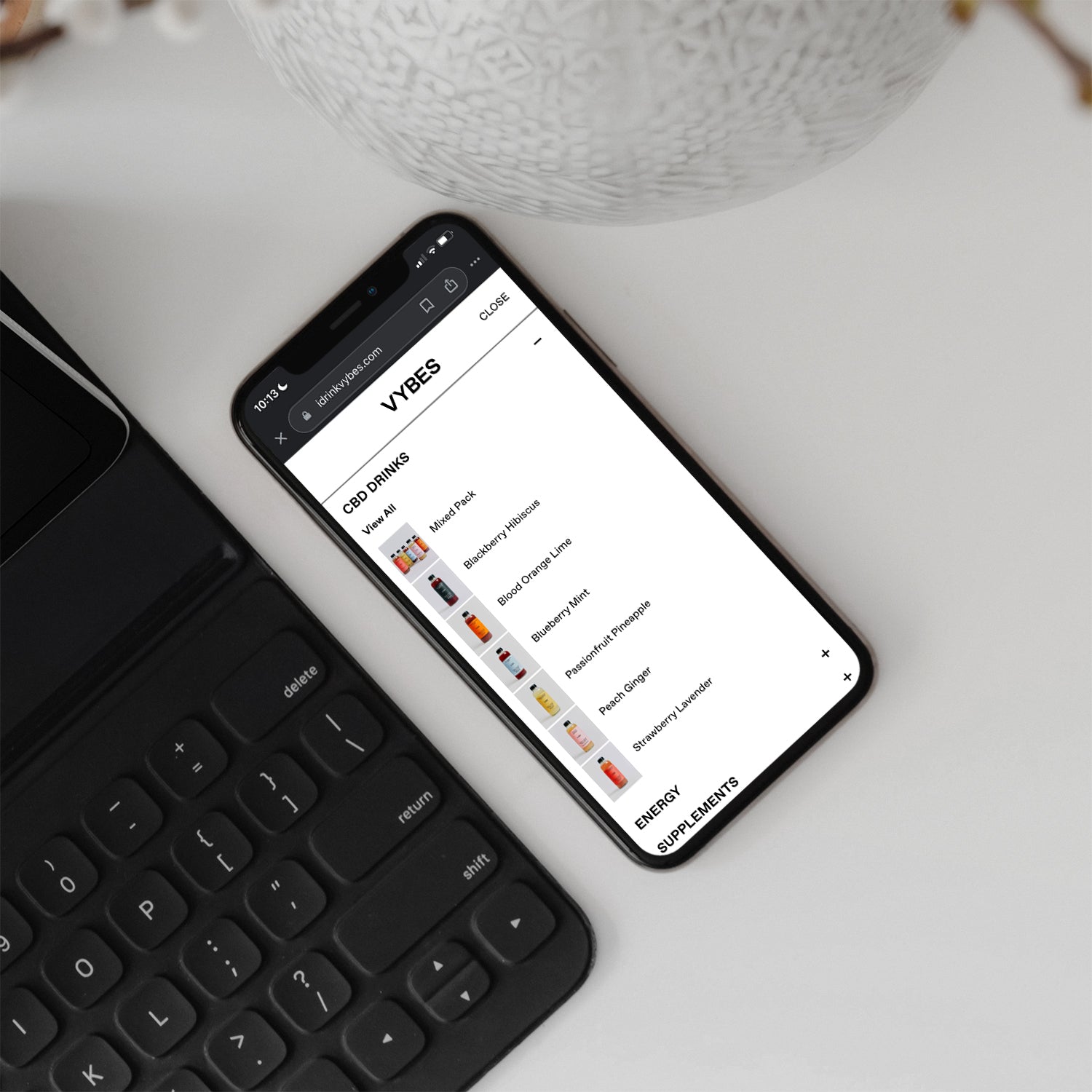 VYBES cart experience