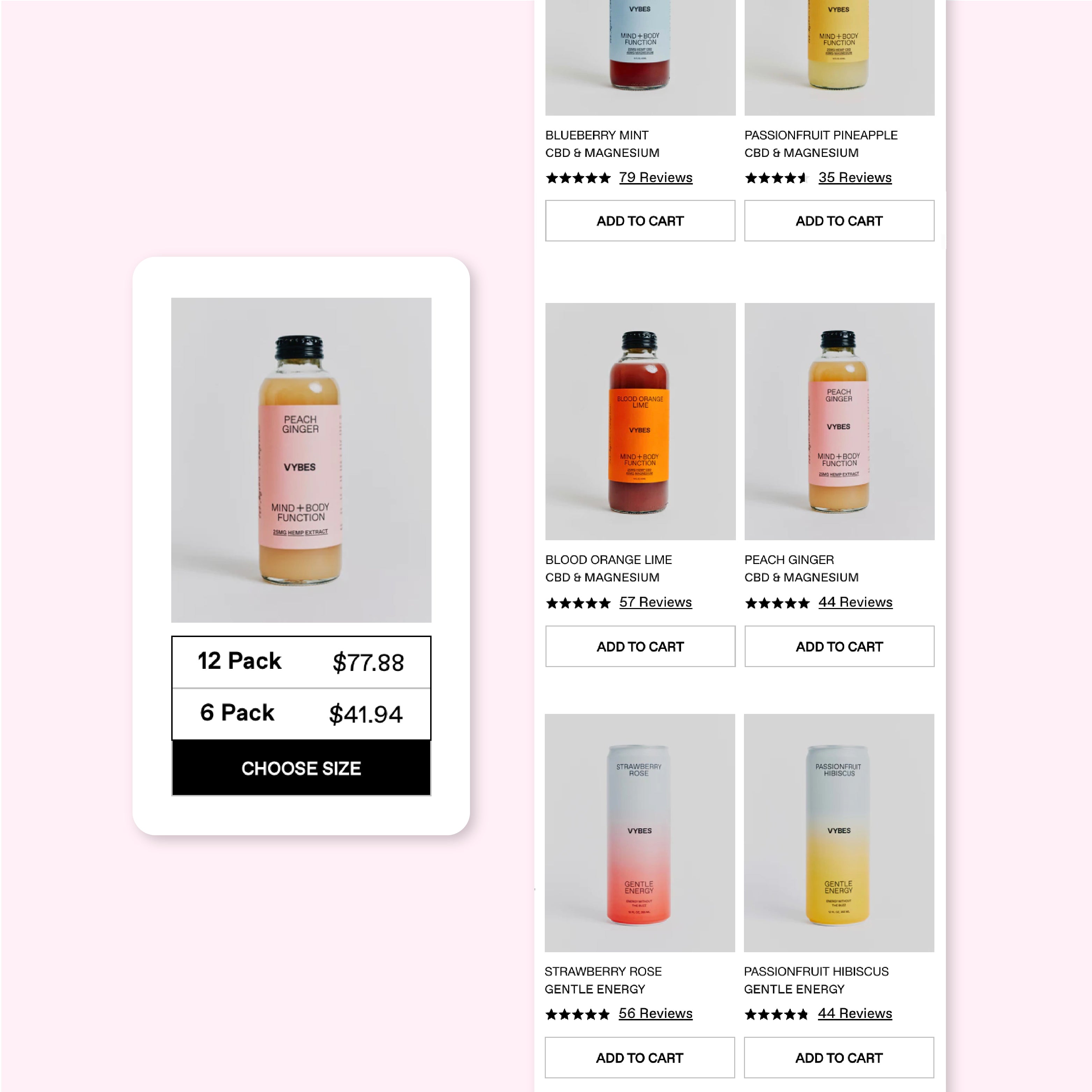 VYBES collection page