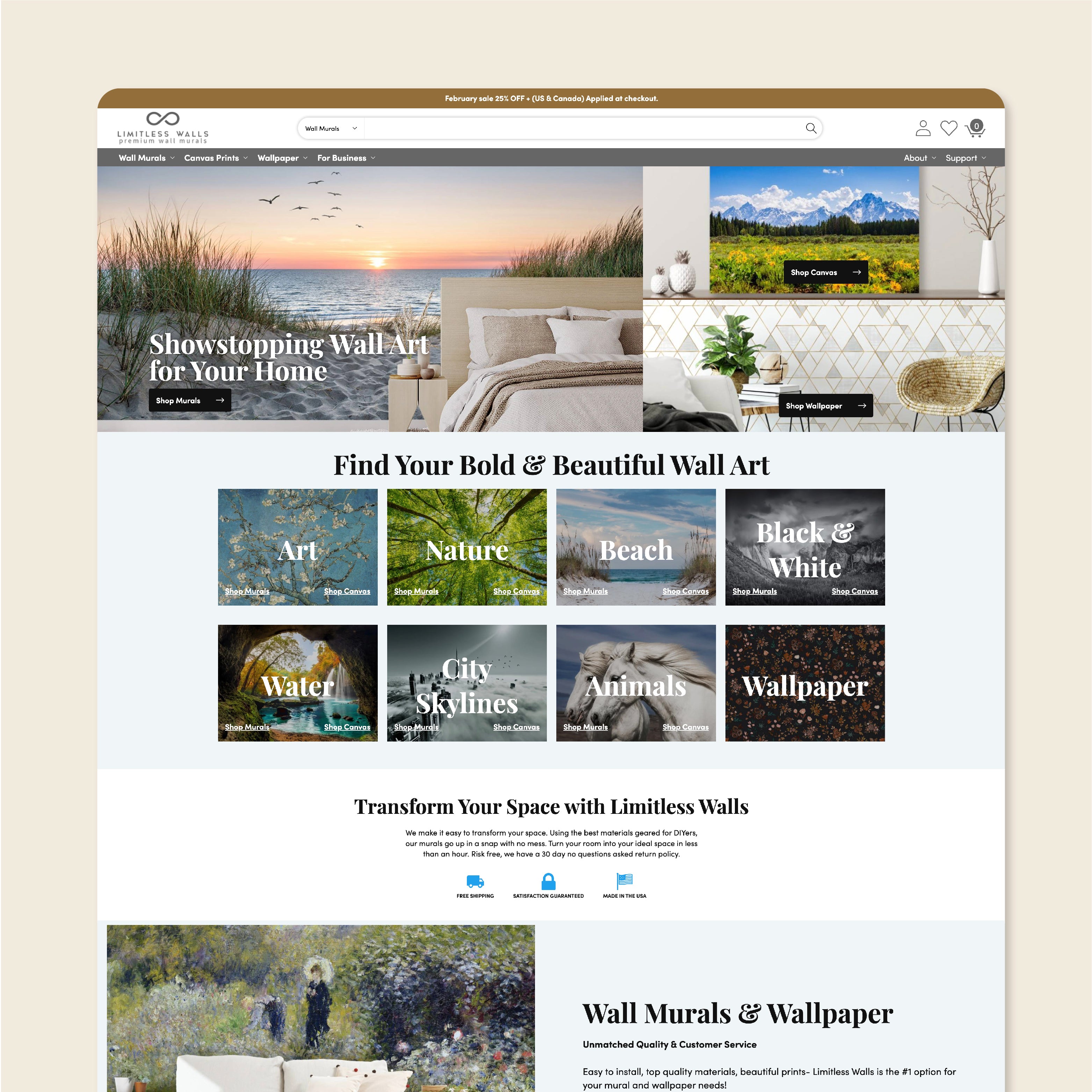 Limitless Walls hero image