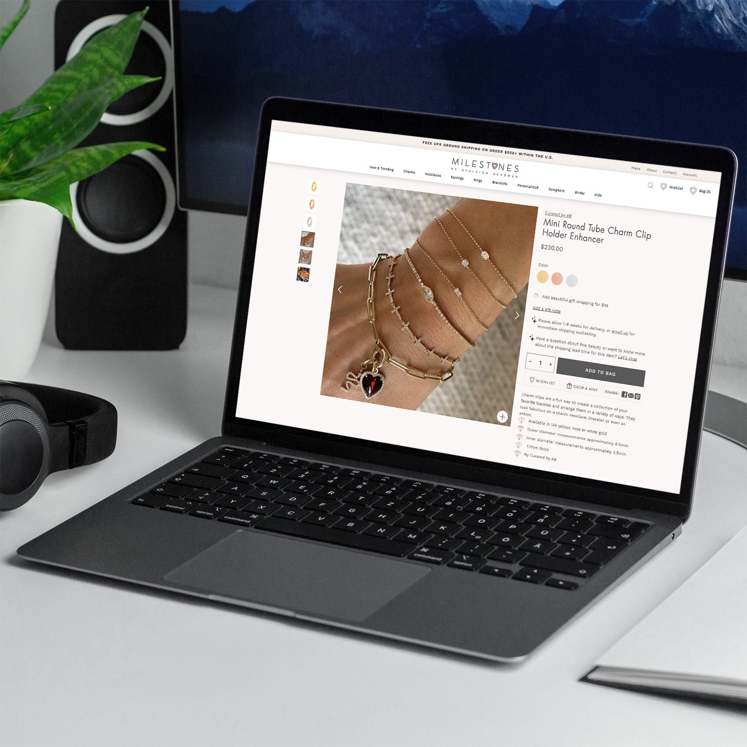 Milestones homepage showcase