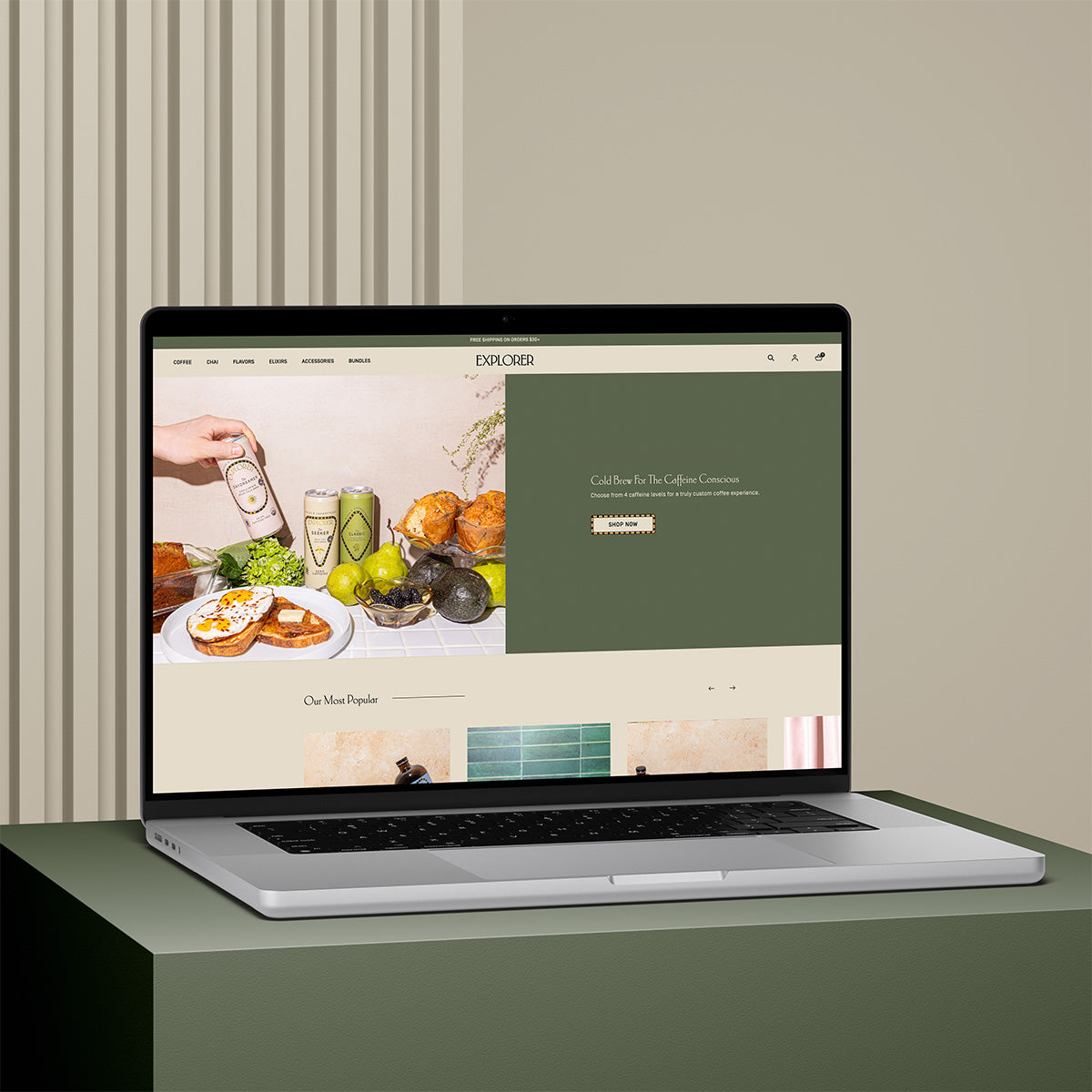 Explorer Cold Brew Homepage