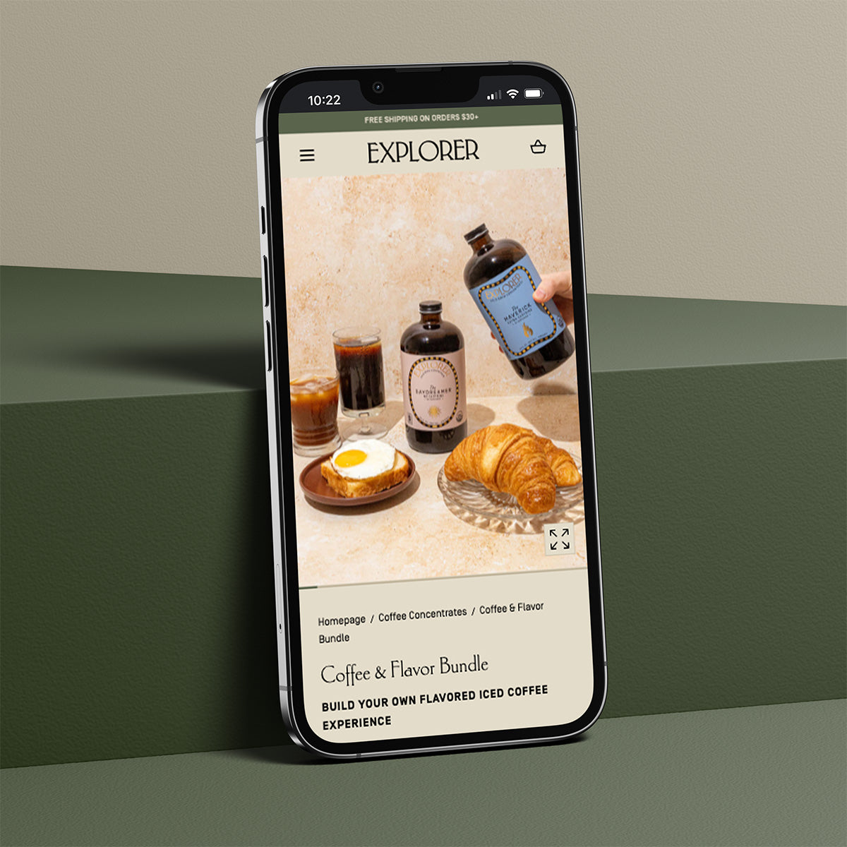 Explorer Cold Brew Product Page Alternative