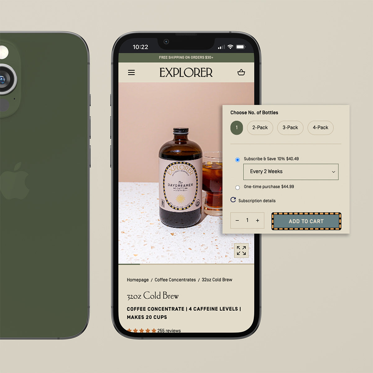Explorer Cold Brew Product Page