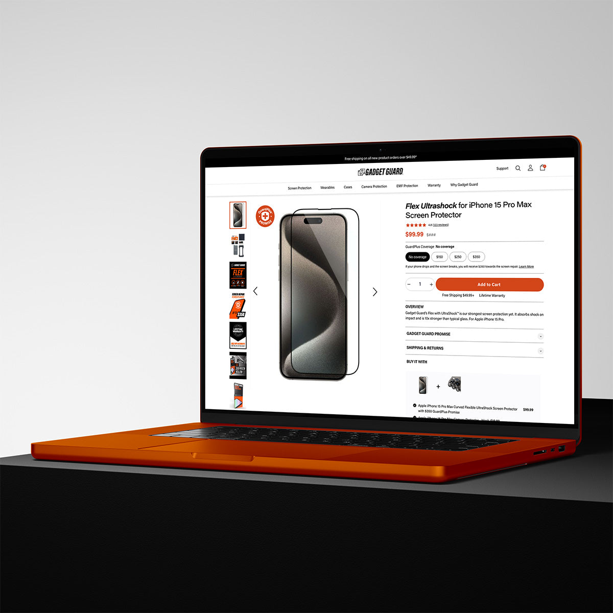 Gadget Guard Product Details Page