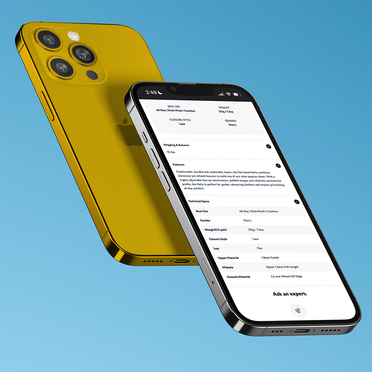 Alpenglow Sports Product Listing