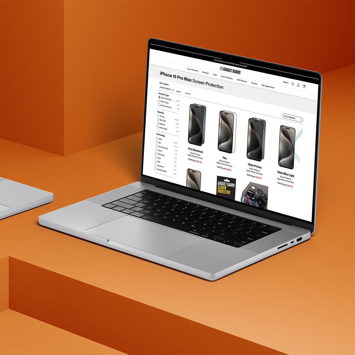 Gadget Guard Product Listing Page