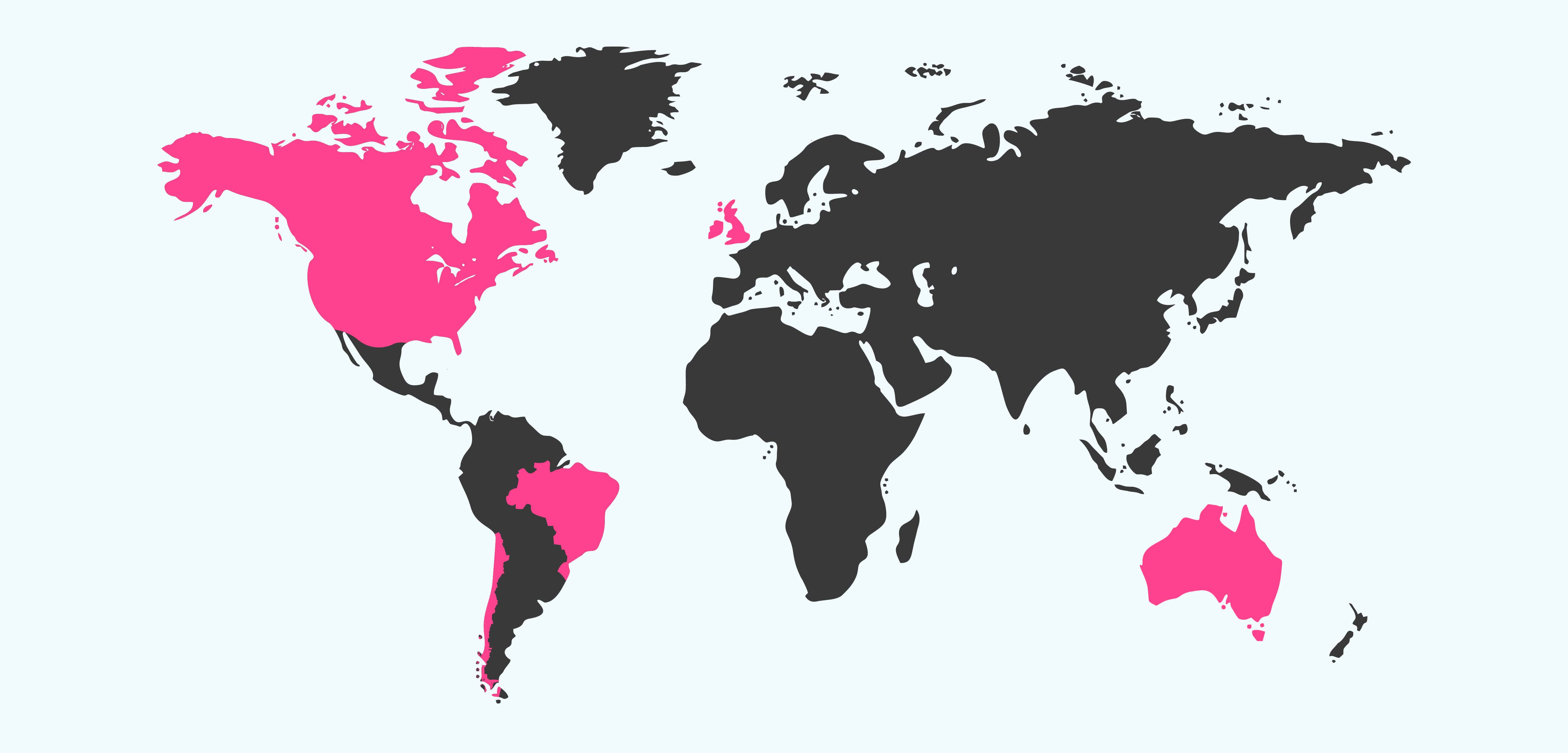 Cybersphere locations map